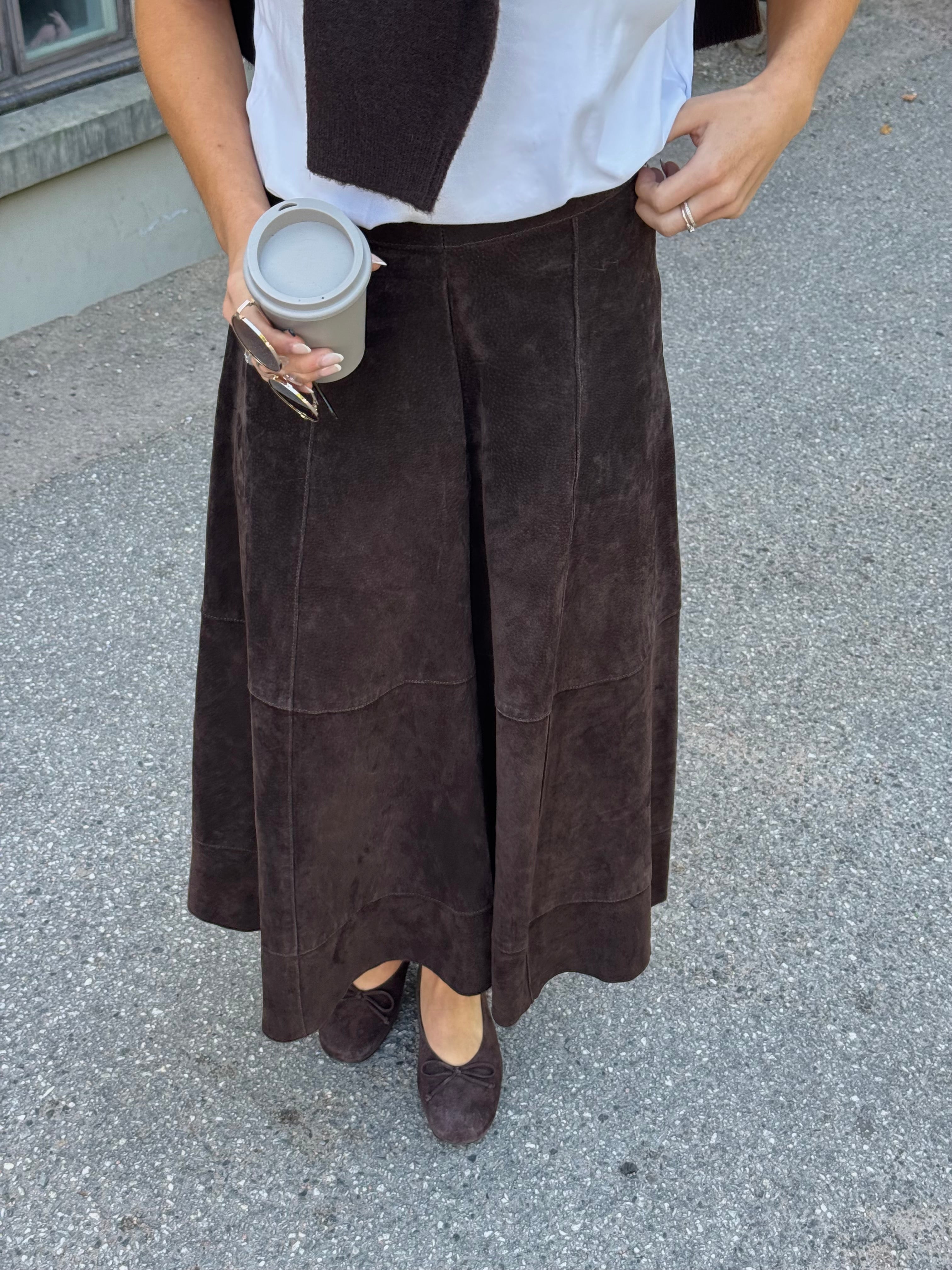 VMJANICE Midi Skirt - Chocolate Torte